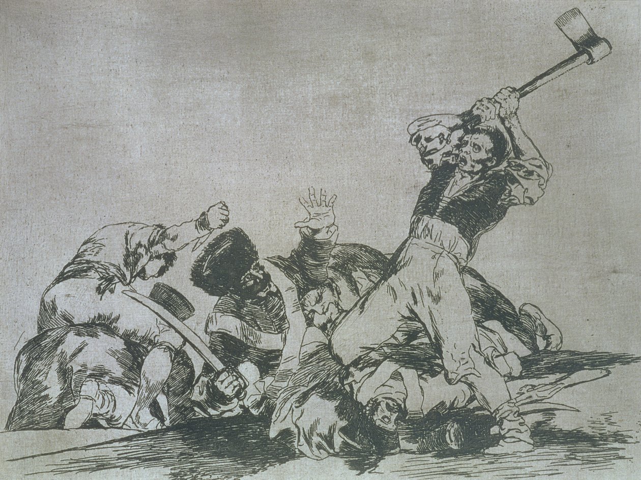 193-0082184 La misma, lámina 3 de "Los desastres de la guerra de Francisco Jose de Goya y Lucientes