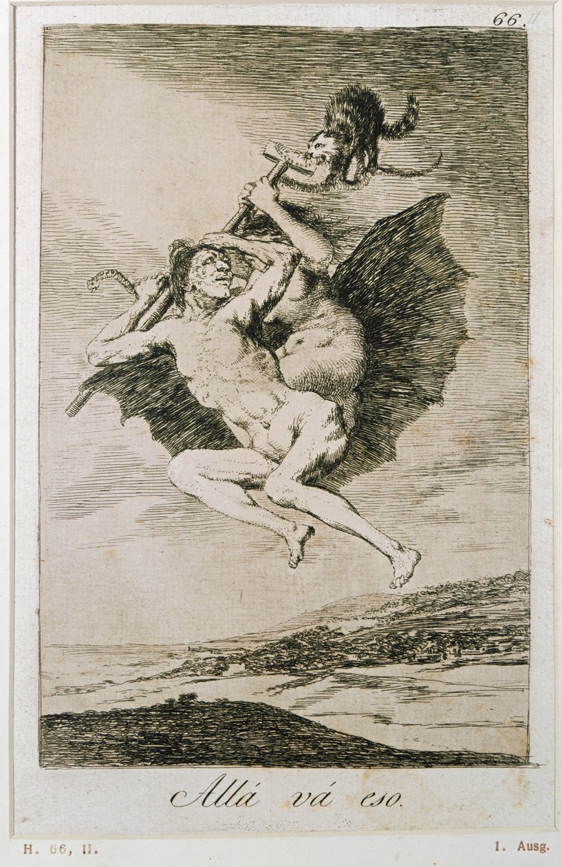 Alla va eso (grabado) de Francisco Jose de Goya y Lucientes