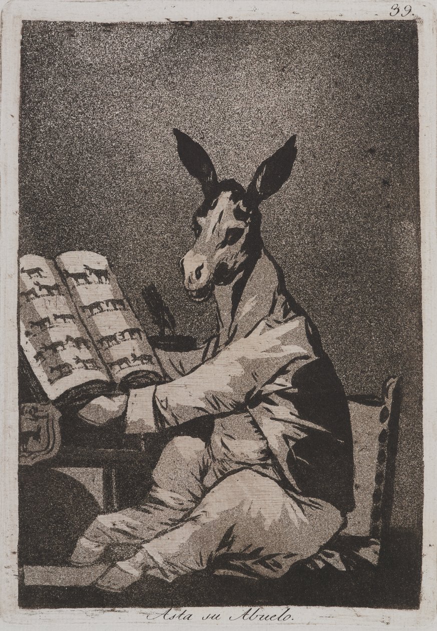 Y así fue su abuelo de Francisco de Goya