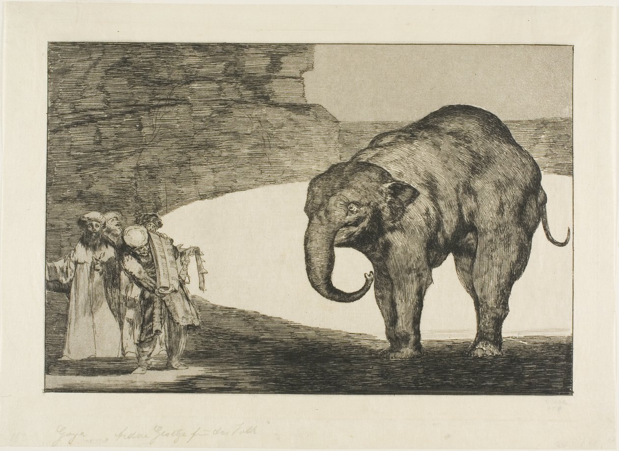 Locura animal, de Disparates de Francisco Jose de Goya y Lucientes