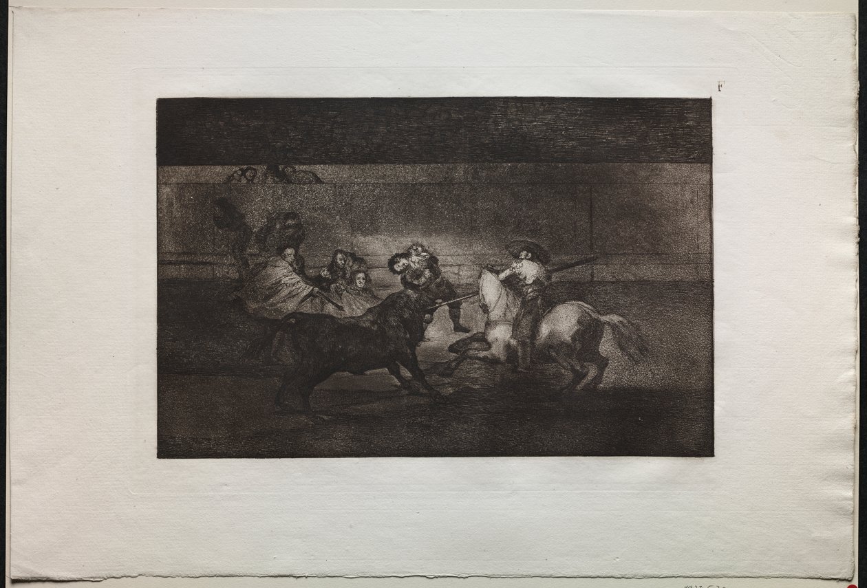 Corridas de toros: La muerte de Pepe Illo (3ª Composición) de Francisco de Goya