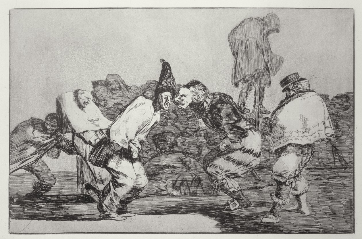 Fantasía carnavalesca, lámina 14 de "Proverbios de Francisco Jose de Goya y Lucientes