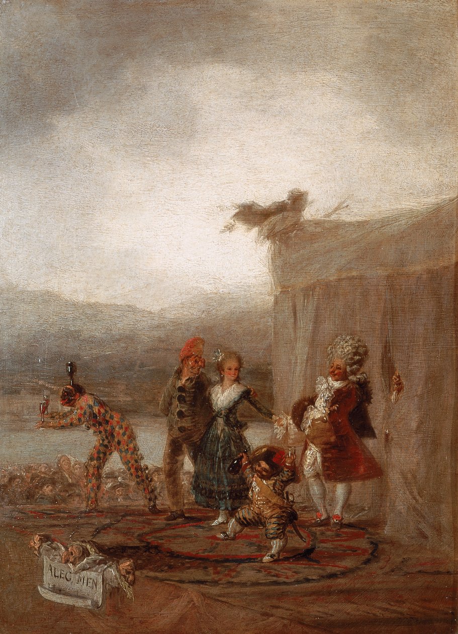Comedia del arte de Francisco Jose de Goya y Lucientes