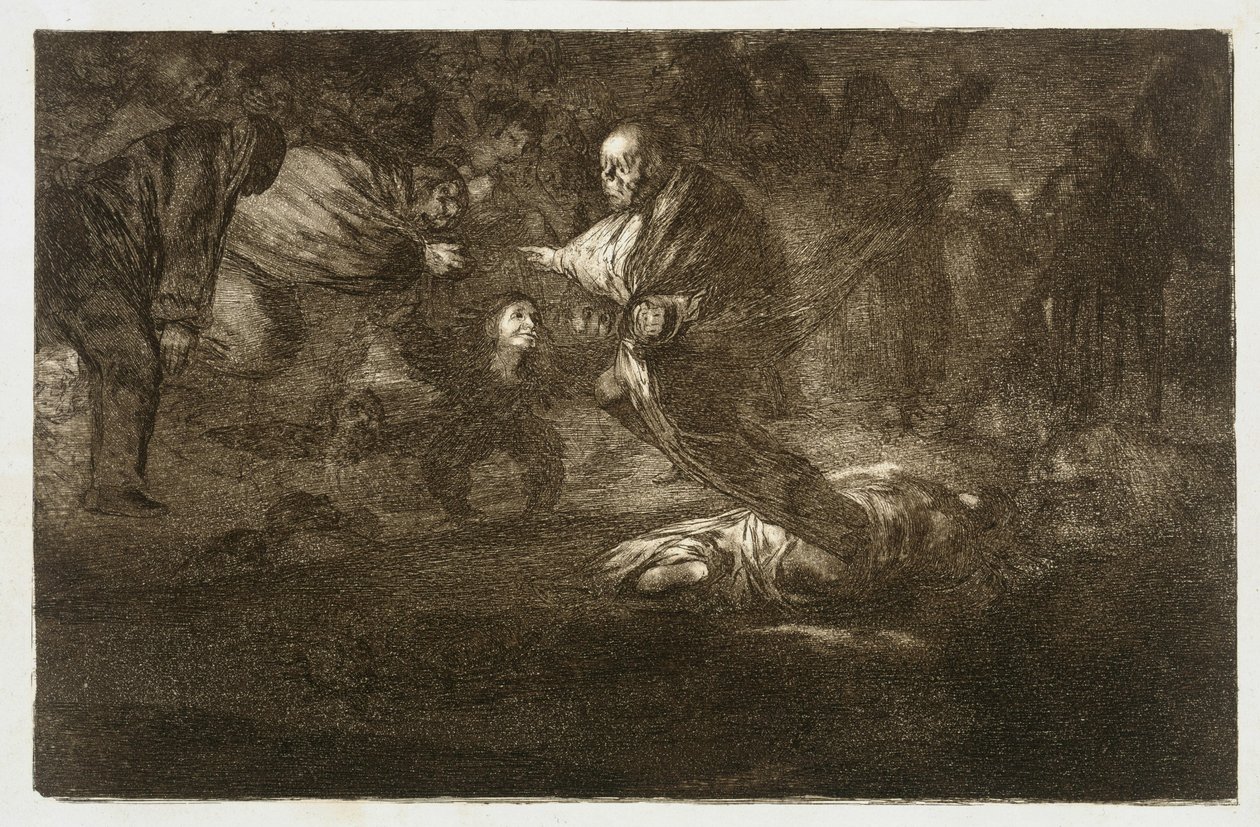 Dios los cría y ellos se juntan, Los Proverbios 18 de Francisco Jose de Goya y Lucientes