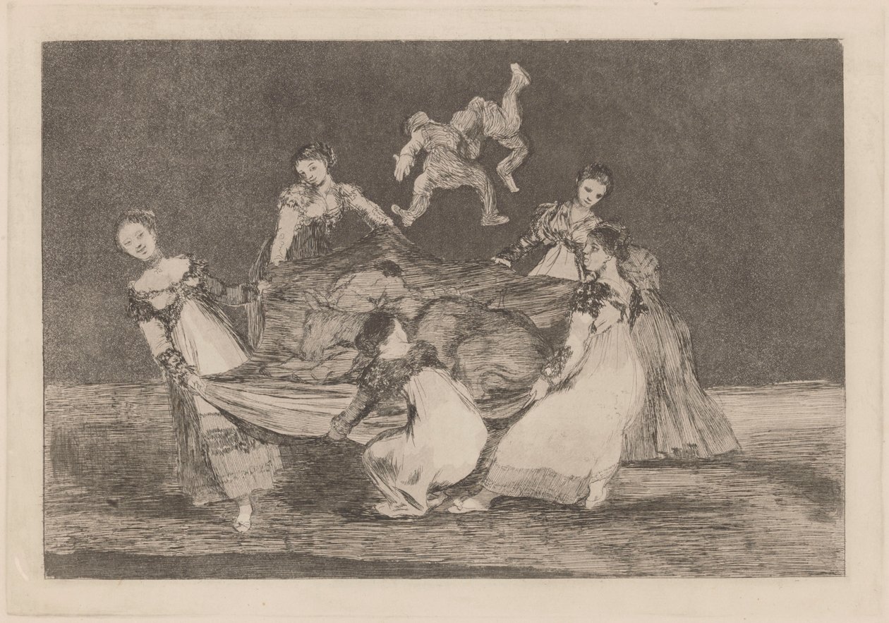 Locura femenina de Francisco Jose de Goya y Lucientes