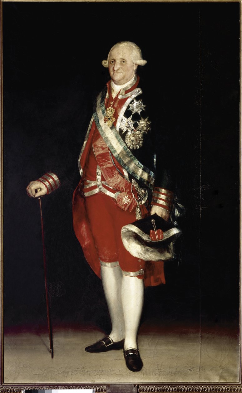Retrato de cuerpo entero de Carlos IV, Rey de España de Francisco de Goya