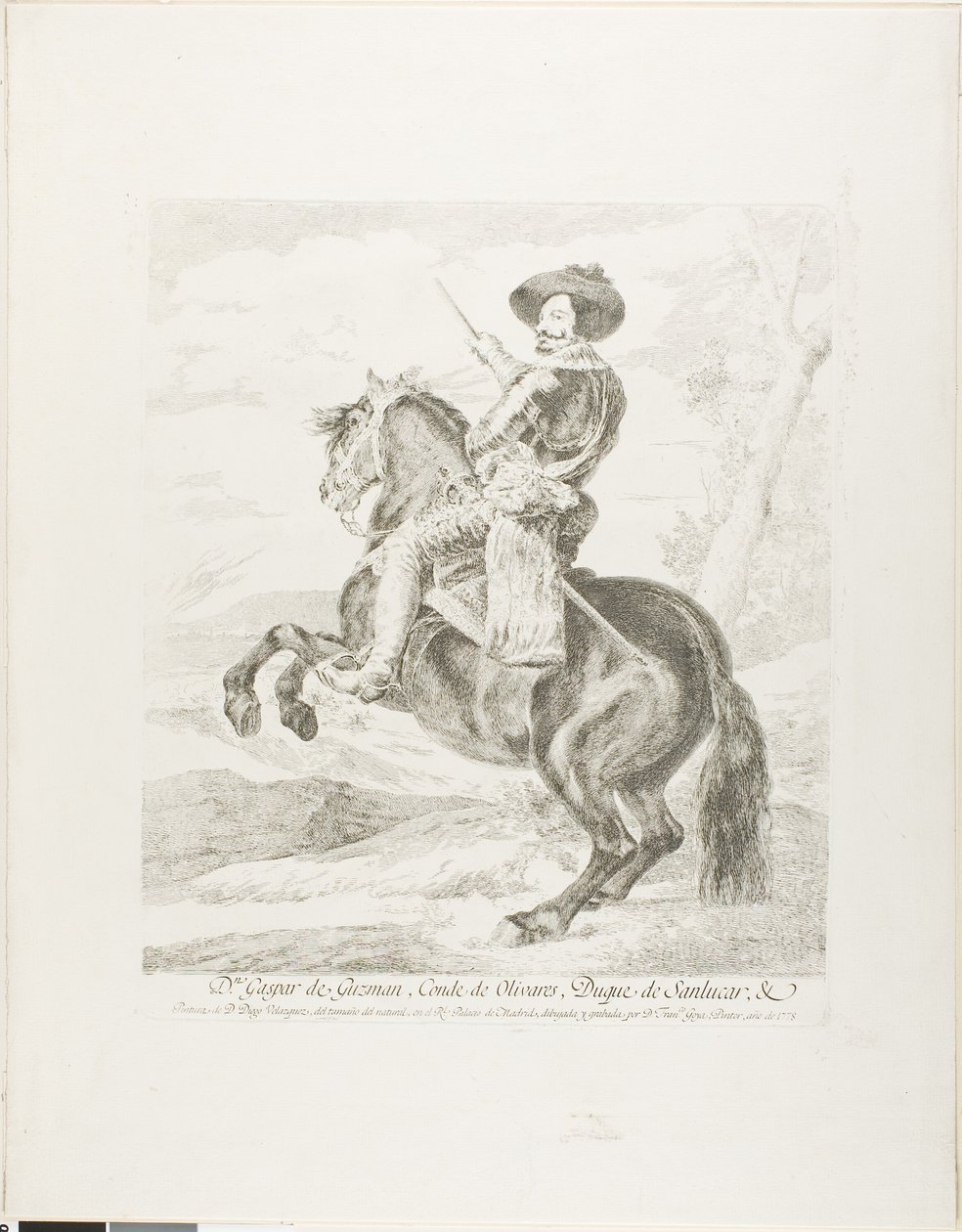 Gaspar de Guzmán, Conde Duque de Olivares de Francisco Jose de Goya y Lucientes