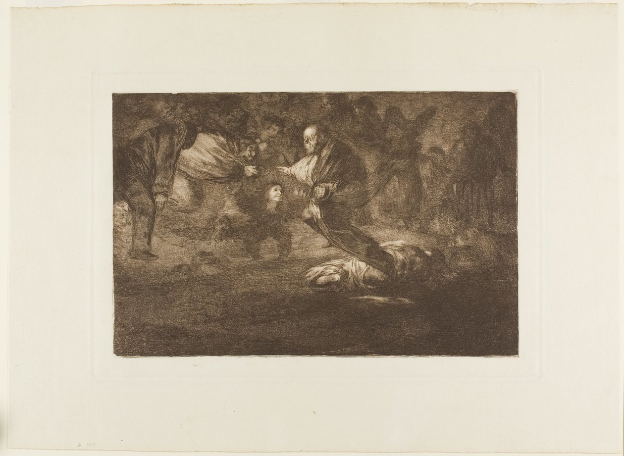 Dios los Crea y Ellos se Juntan, lámina 18 de Los Proverbios de Francisco Jose de Goya y Lucientes
