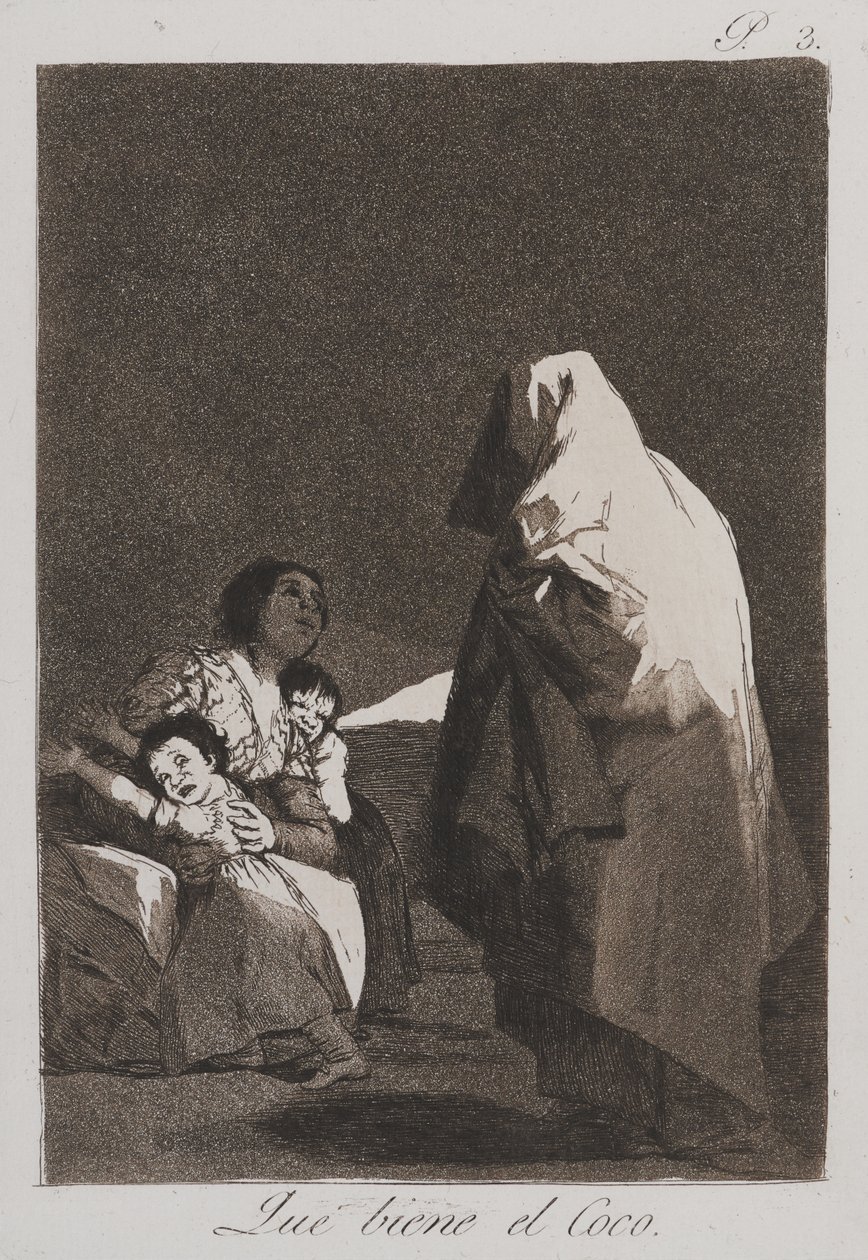 Aquí viene el Coco de Francisco de Goya
