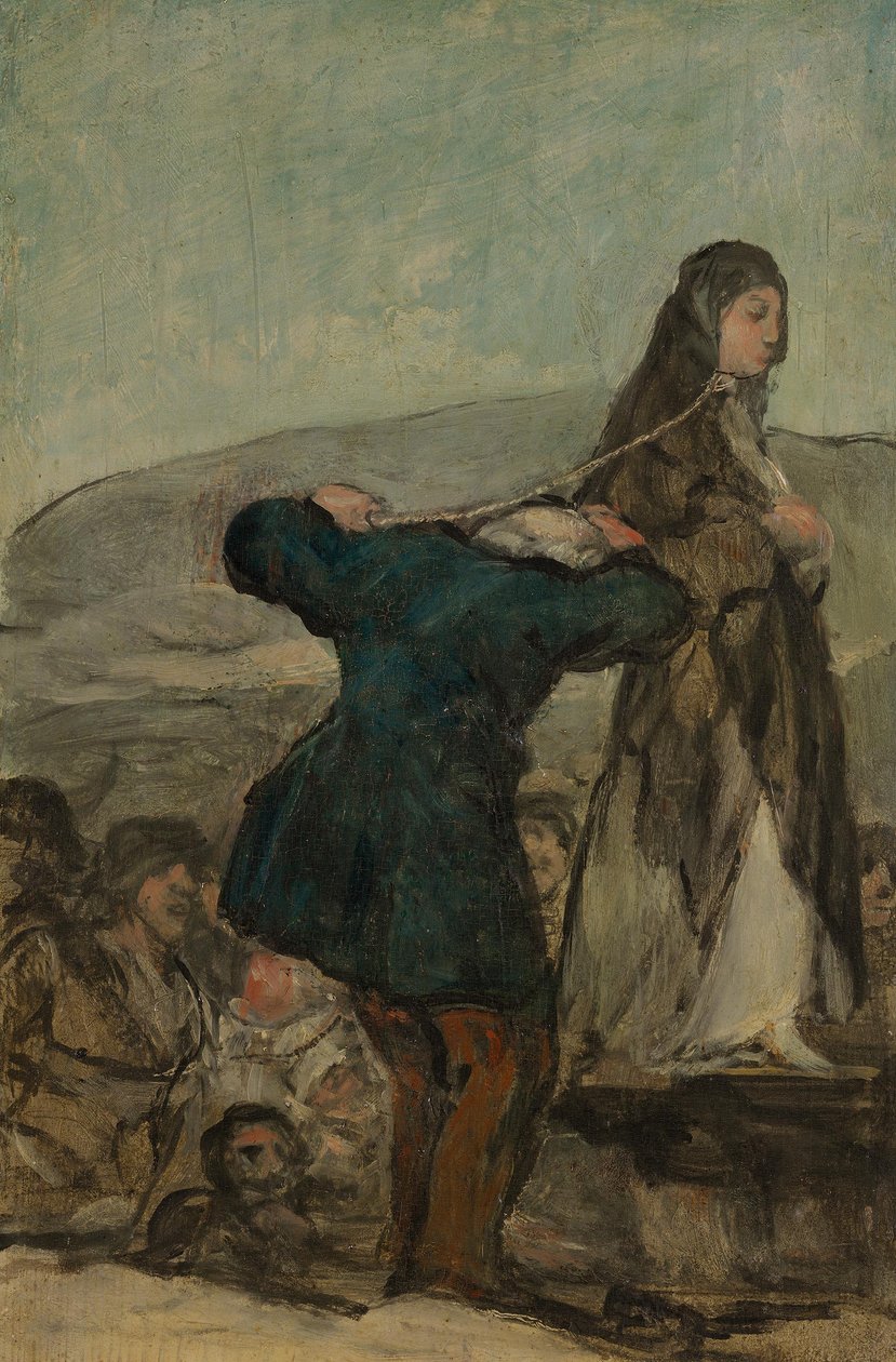 Ejecución de brujas de Francisco Jose de Goya y Lucientes
