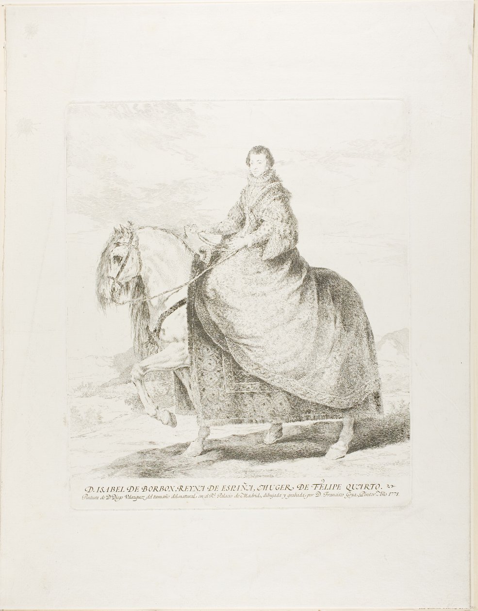 Isabel de Borbón de Francisco Jose de Goya y Lucientes