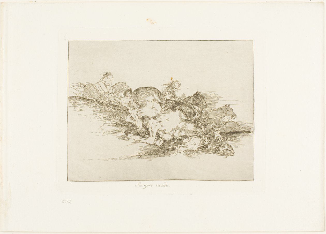 Siempre pasa, lámina ocho de Los desastres de la guerra de Francisco Jose de Goya y Lucientes