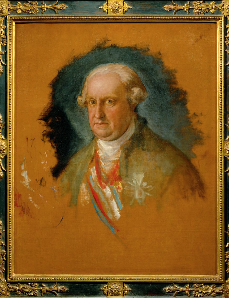 Rey Carlos IV de España (pintura sobre lienzo) de Francisco Jose de Goya y Lucientes