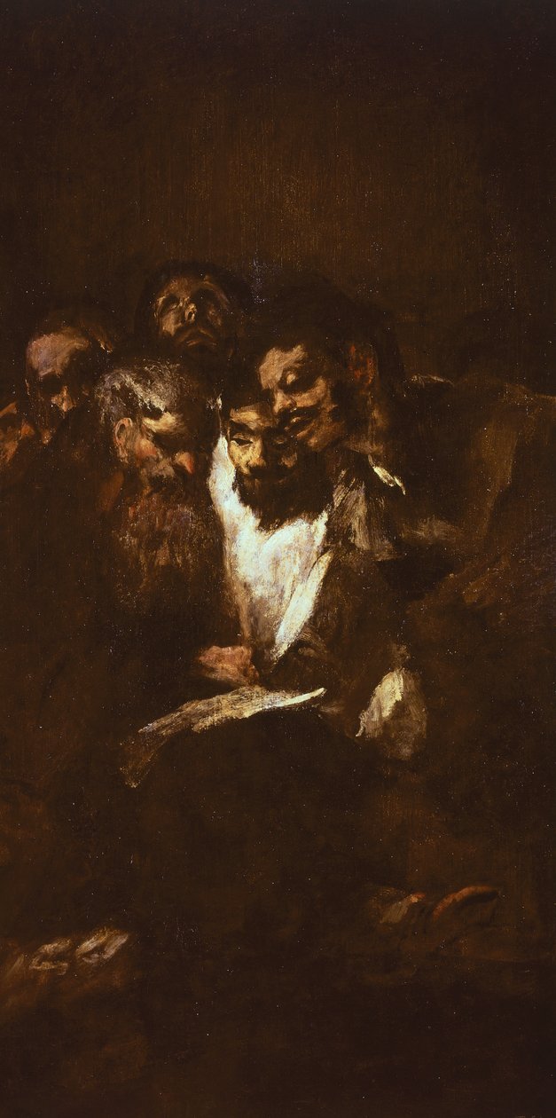 Hombres leyendo de Francisco Jose de Goya y Lucientes