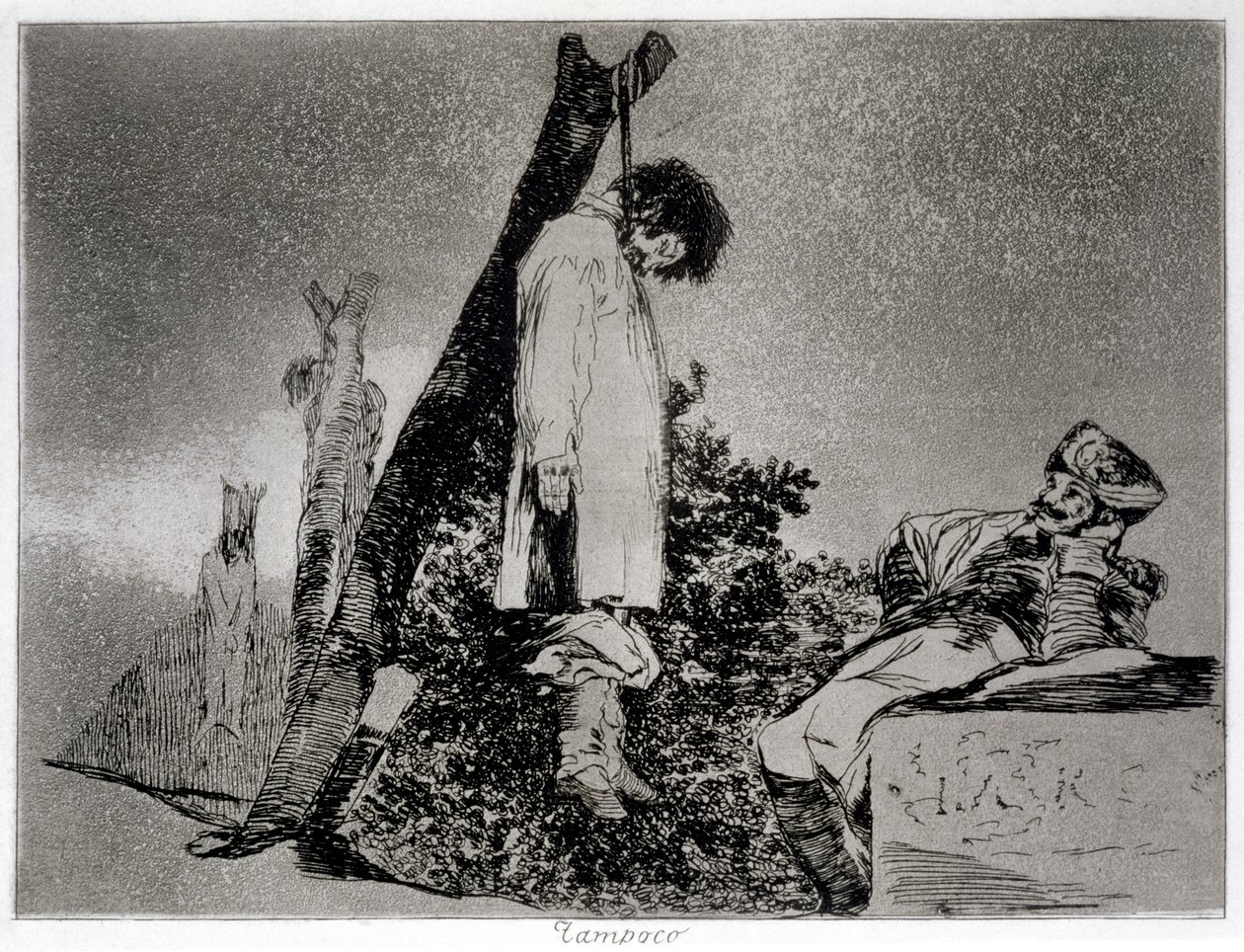 Tampoco en este caso, la placa 36 de "Los desastres de la guerra de Francisco Jose de Goya y Lucientes
