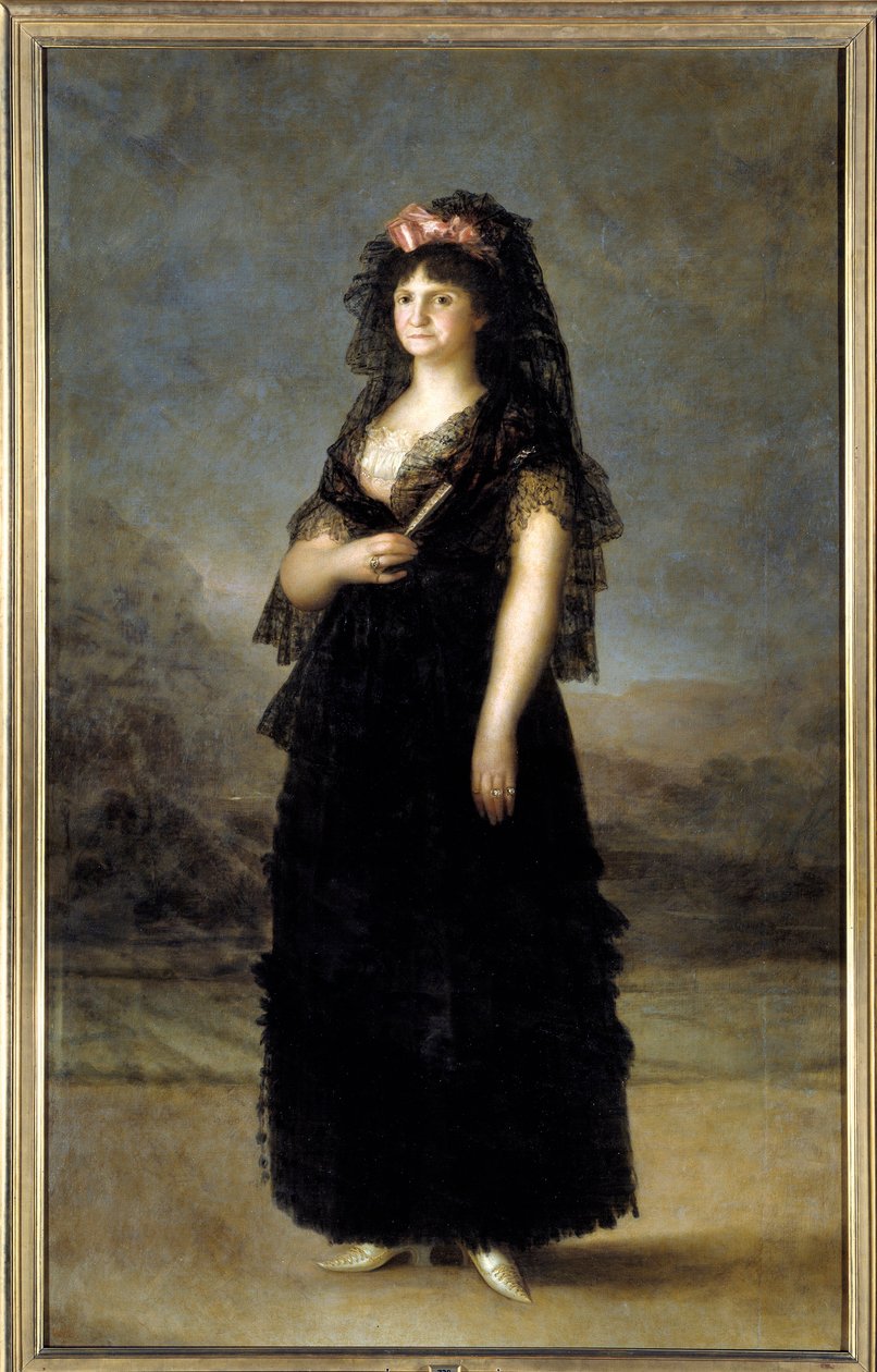 Retrato de la Reina de España María Luisa (1751-1819), esposa de Carlos IV. Pintura de Francisco de Goya (1746-1828) siglo XIX Dim. 2,08x1,27m Madrid, Museo del Prado de Francisco de Goya
