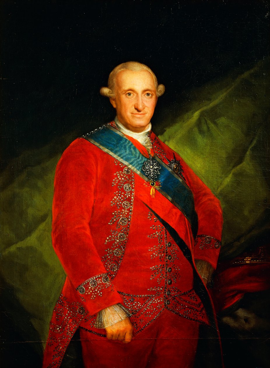 Retrato de Carlos IV de Borbón de Francisco Jose de Goya y Lucientes
