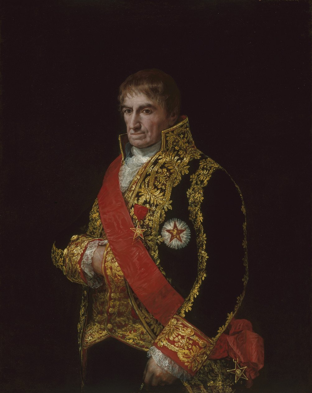 Retrato del General José Manuel Romero, c.1810 de Francisco de Goya