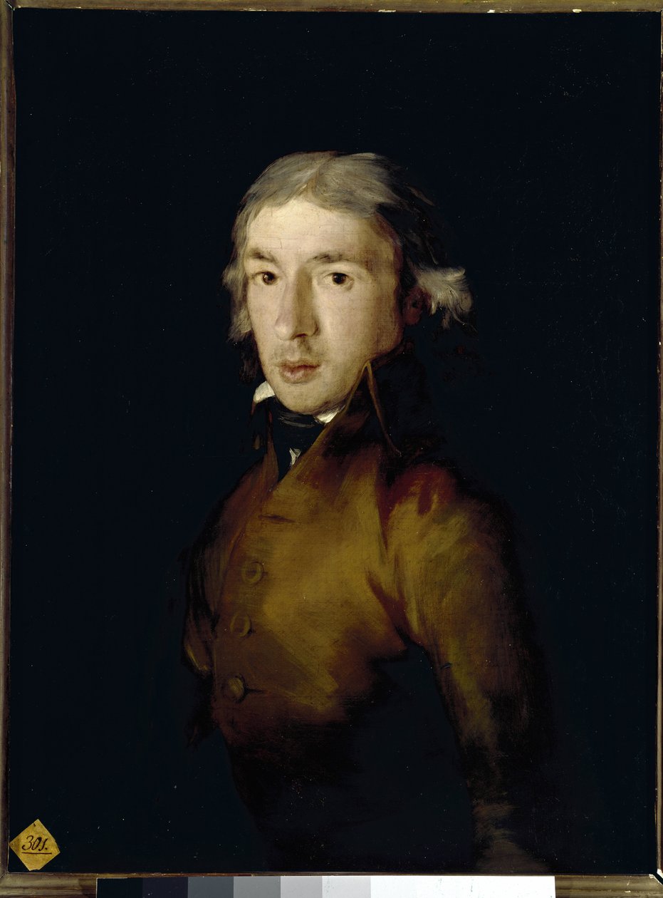 Retrato de Leandro Fernández de Moratín, poeta y dramaturgo español de Francisco de Goya