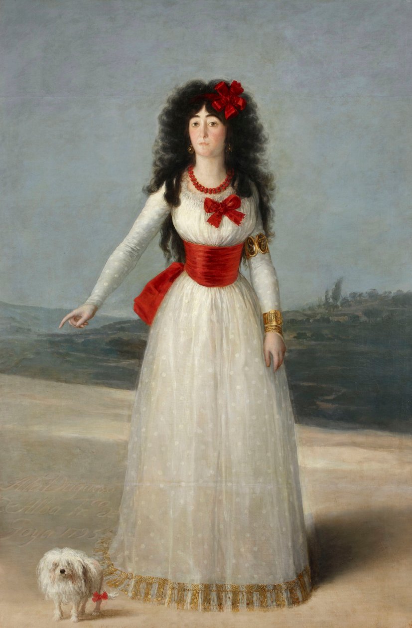 Retrato de María Cayetana de Silva (1762-1802), duquesa de Alba de Francisco de Goya