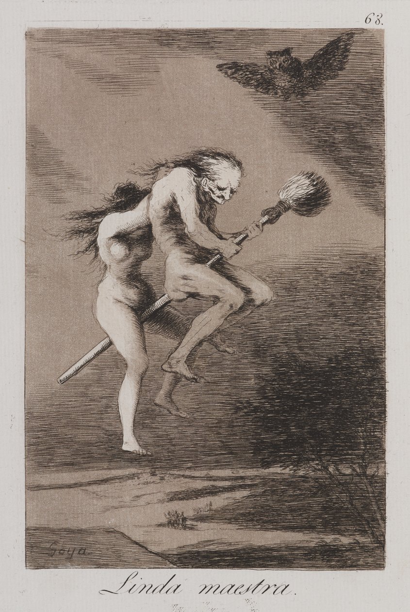 ¡Linda maestra! de Francisco de Goya