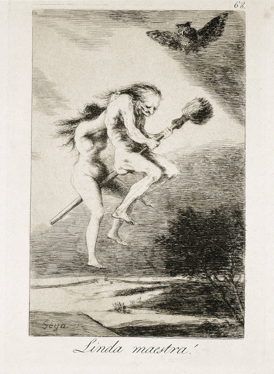Pretty Teacher. 1793-1799 (aguatinta) de Francisco Jose de Goya y Lucientes
