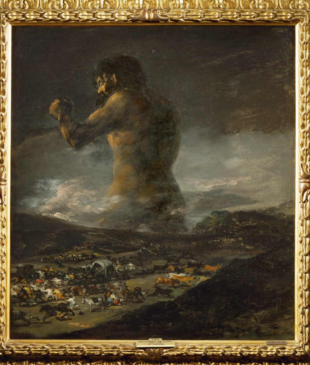 El Coloso ... (pintura sobre lienzo) de Francisco Jose de Goya y Lucientes