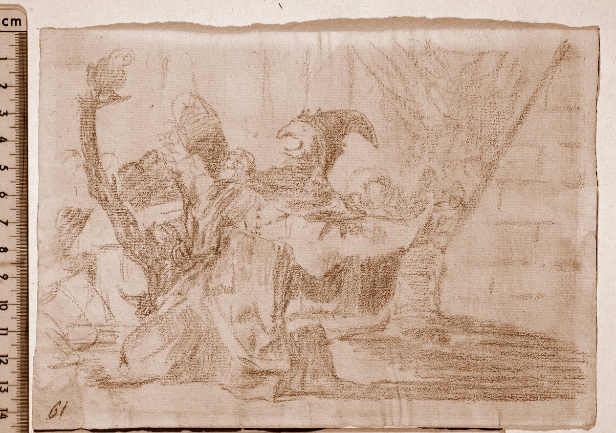 Los desastres de la guerra: Farandola de charlatanes de Francisco de Goya