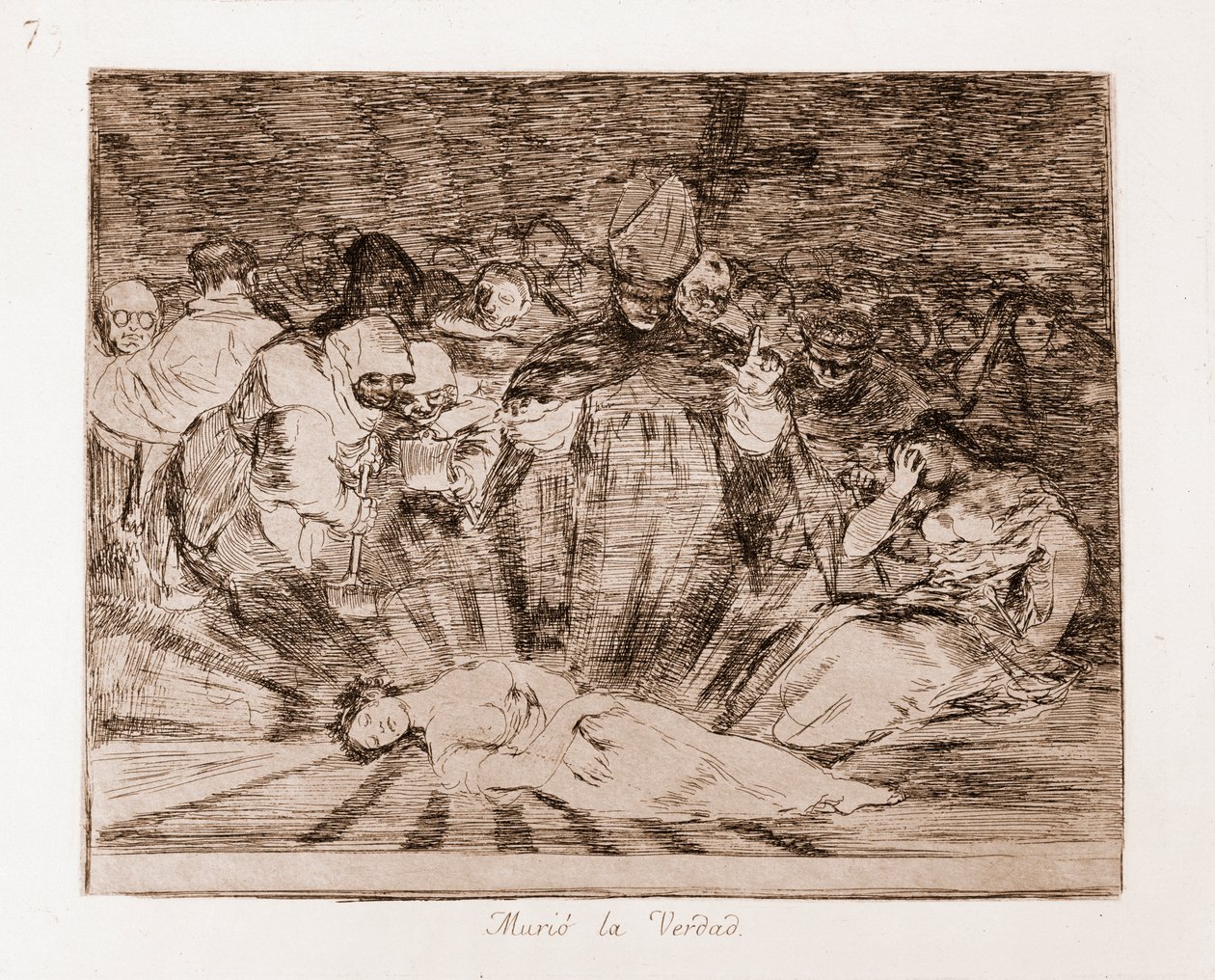 Los desastres de la guerra: La verdad está muerta de Francisco de Goya