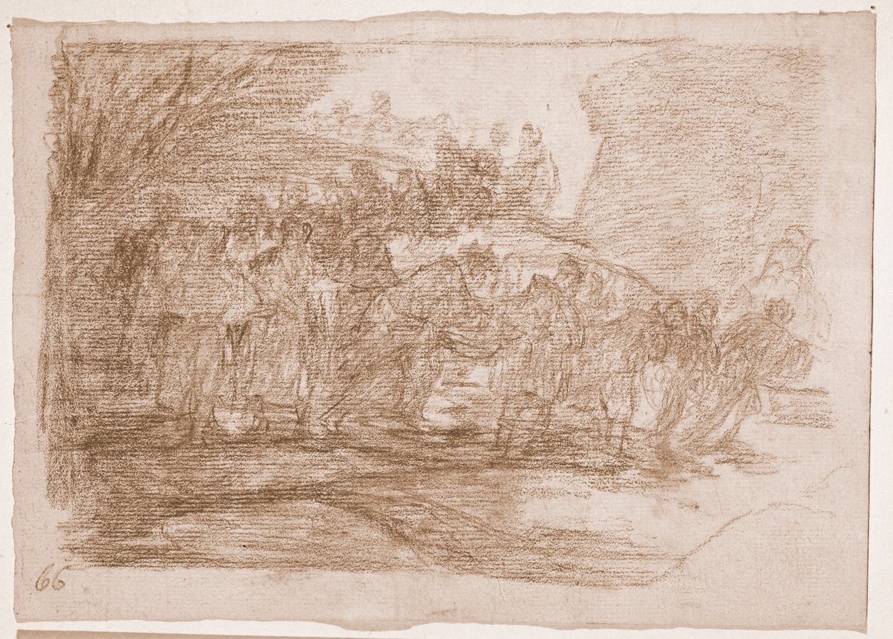 Los desastres de la guerra: No conocen el camino de Francisco de Goya