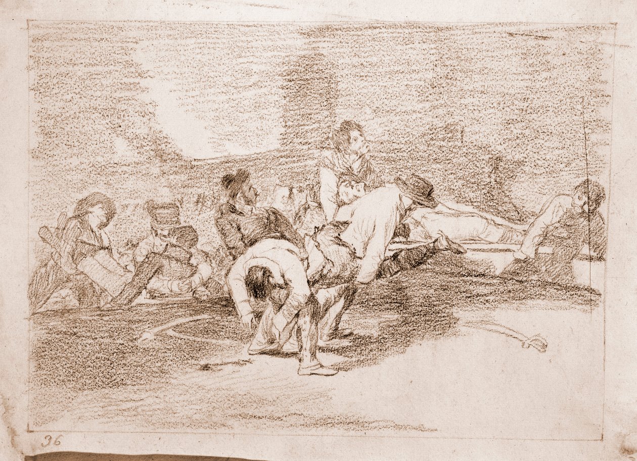 Los desastres de la guerra: Aún podrán servir de Francisco de Goya