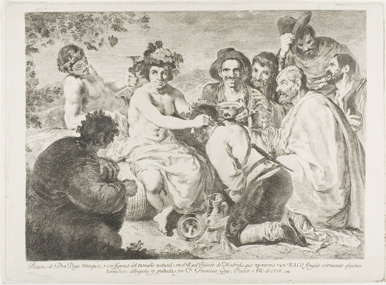 Los borrachos de Francisco Jose de Goya y Lucientes