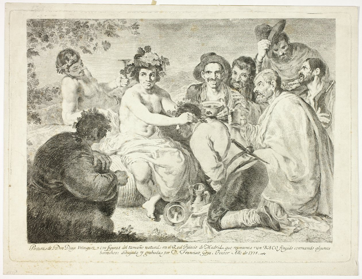 Los borrachos de Francisco Jose de Goya y Lucientes