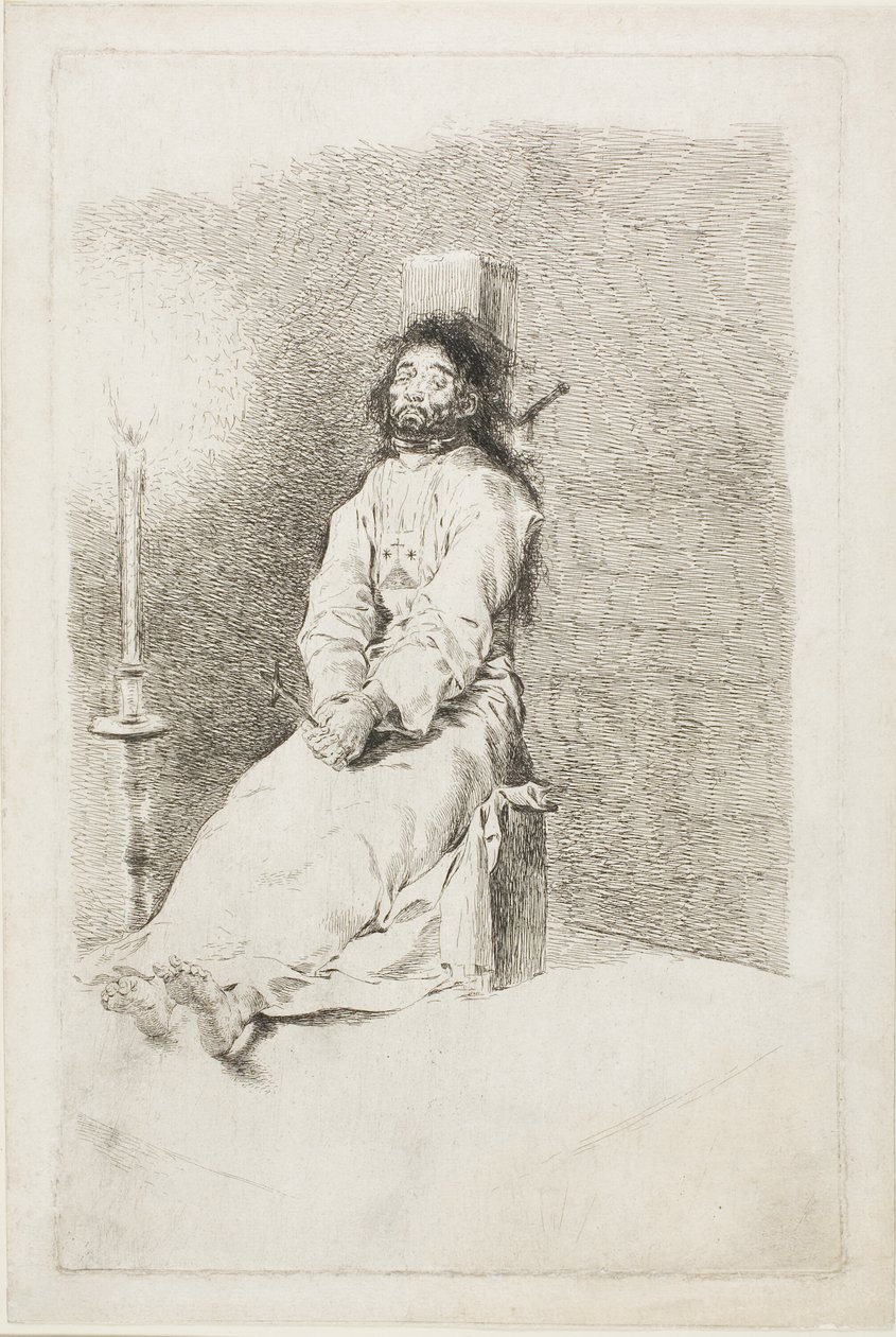 El Hombre Garroteado de Francisco Jose de Goya y Lucientes