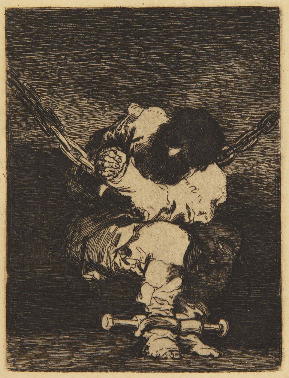 El pequeño prisionero (Delteil XIV, n.º 31; Harris 26) de Francisco Jose de Goya y Lucientes