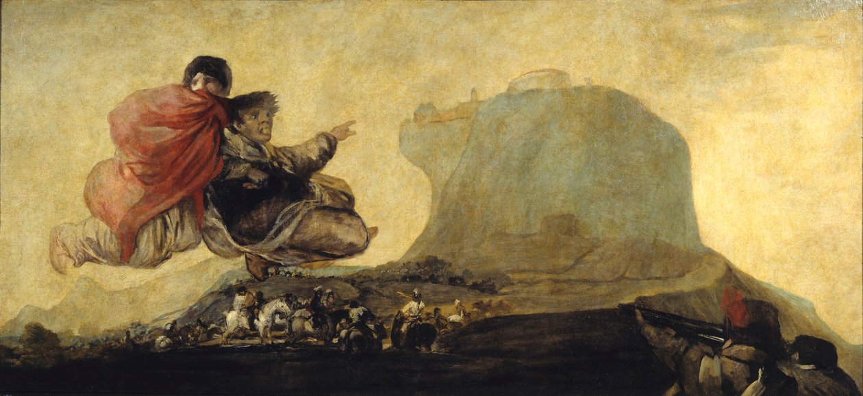 El Aquelarre o Visión Fantástica. Pintura de Francisco de Goya (1746-1828) 1819-1823 Dim. 1,23x2,65 m Madrid, Museo del Prado de Francisco de Goya