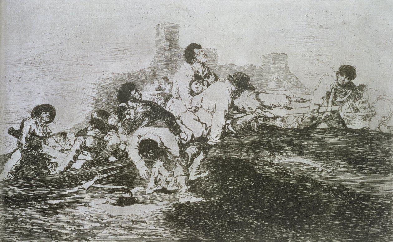 Todavía pueden ser útiles, placa 24 de "Los desastres de la guerra de Francisco Jose de Goya y Lucientes