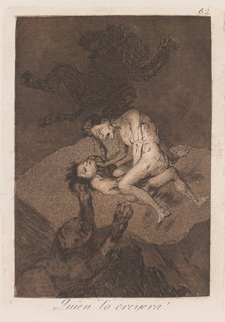 ¿Quién lo creería?, finales del siglo XVIII-principios del XIX de Francisco de Goya