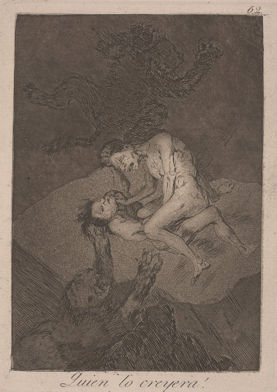 ¡Quién lo creyera! de Francisco de Goya