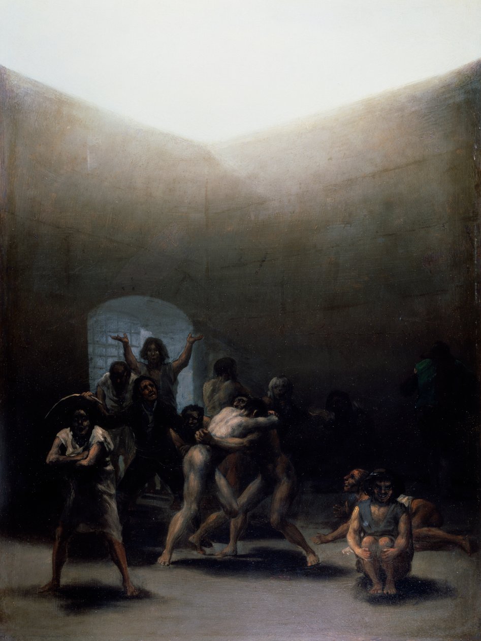 Patio con lunáticos de Francisco Jose de Goya y Lucientes