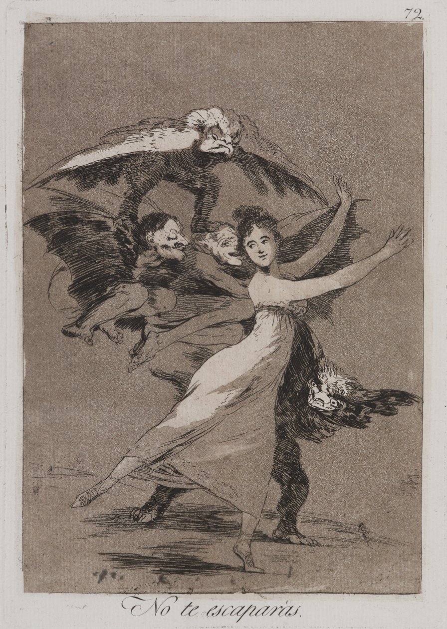 No te escaparás de Francisco de Goya