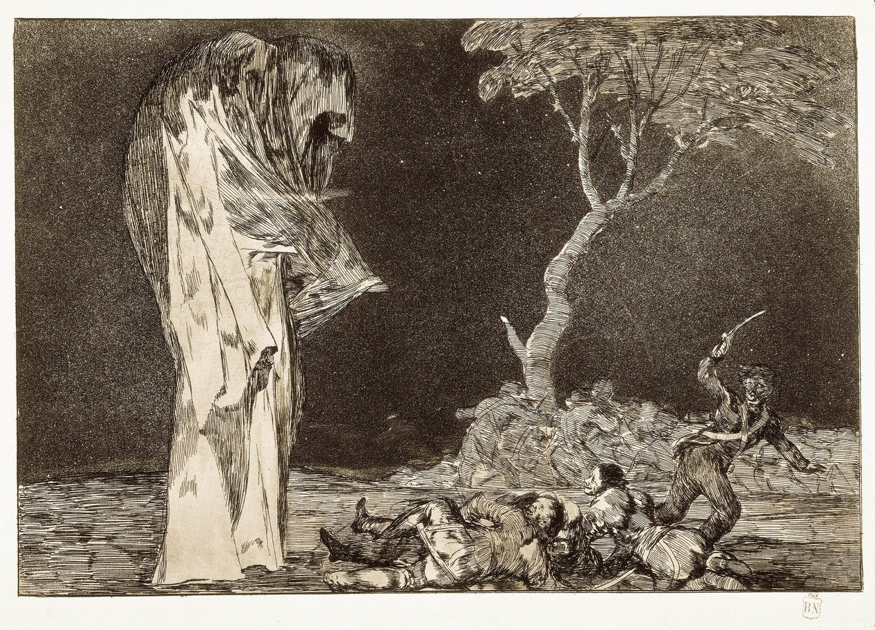 tabla 2 en "Disparates" de Francisco de Goya