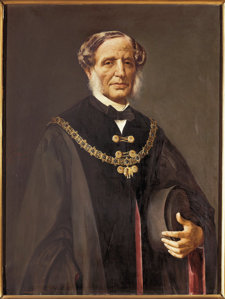 Retrato del político español Manuel Seijas Lozano (1800-1868) de Francisco Jover y Casanova