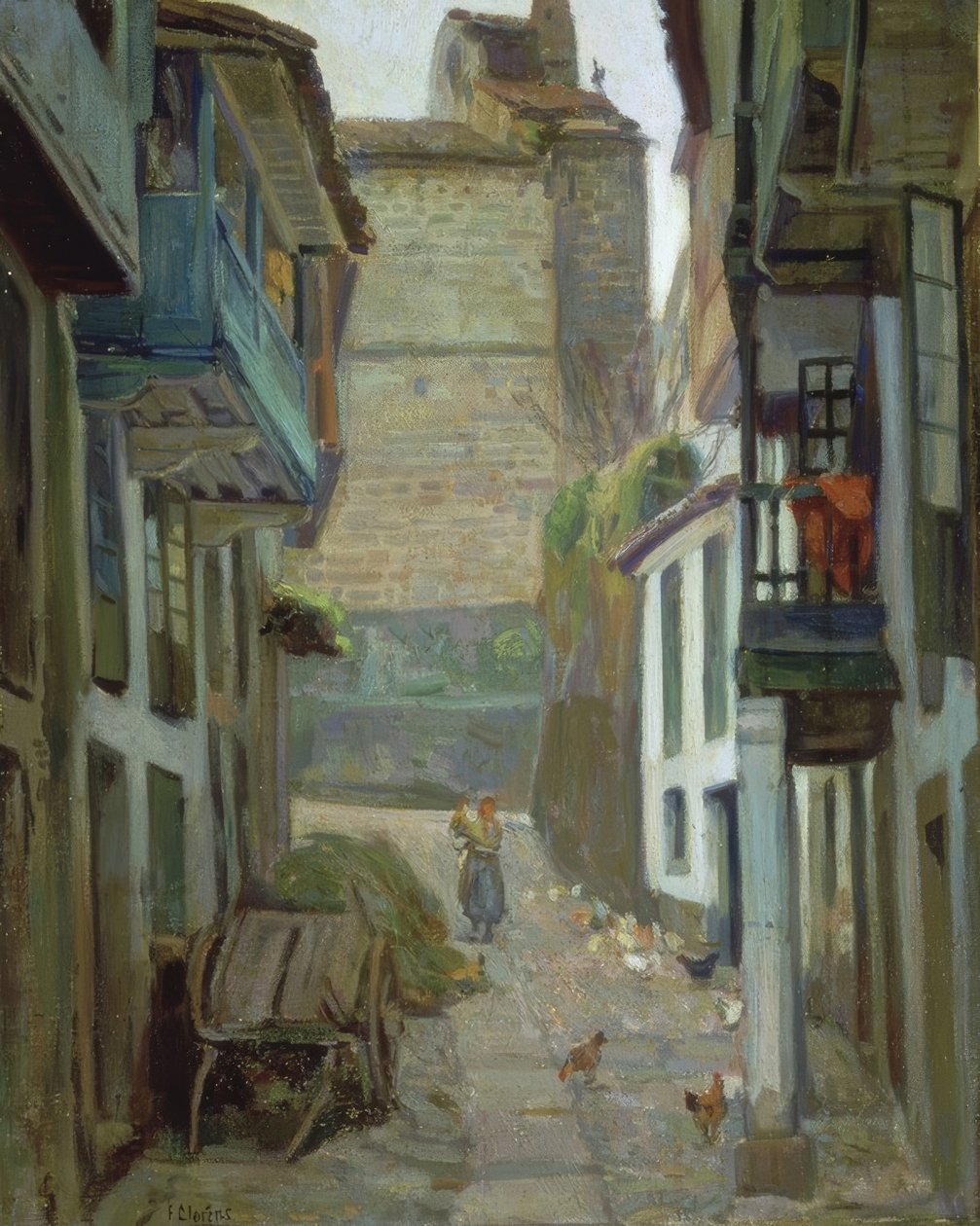Calle de Santa María – Betanzos de Francisco Llorens Diaz
