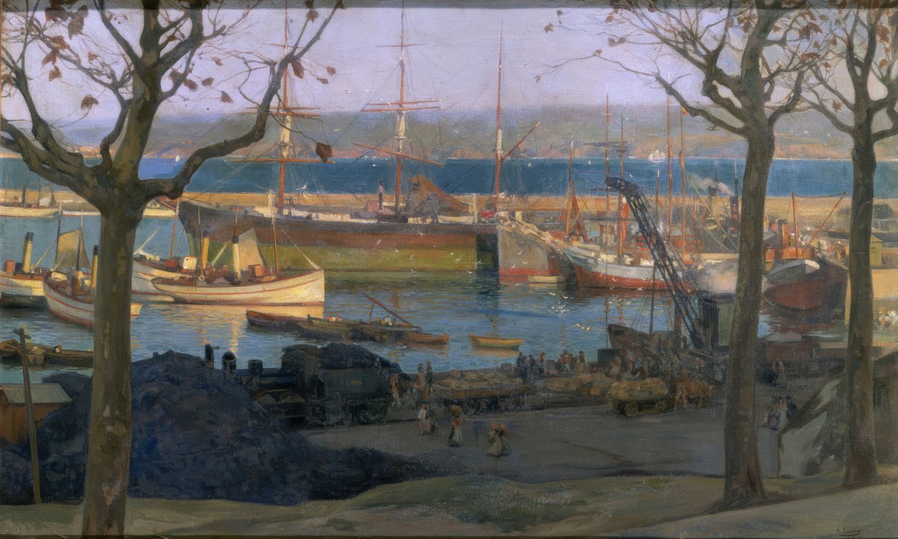 Puerto de La Coruña - Muelle de Santa Lucía de Francisco Llorens Diaz