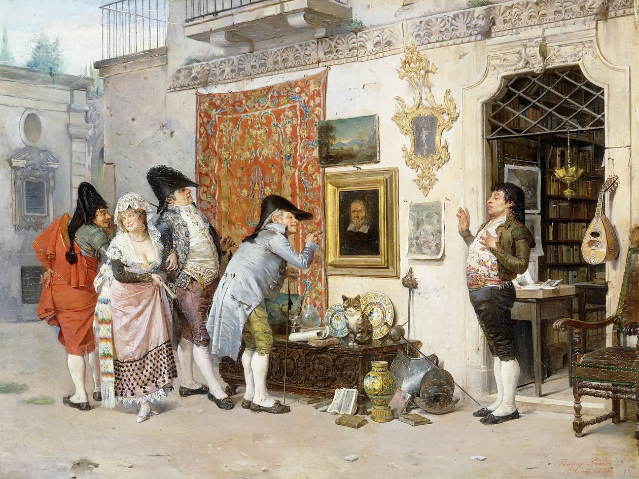 El anticuario; El Anticuario, 1872 de Francisco Peralta del Campo