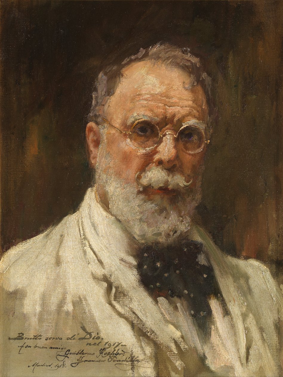 español:  Autorretrato de Francisco Pradilla y Ortiz