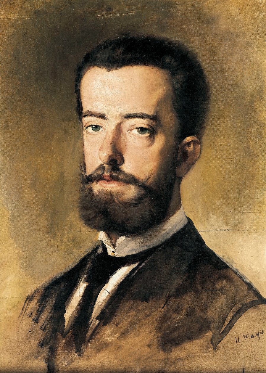 Retrato de Amadeo I de Saboya (1845-1890), Rey de España de Francisco Sans y Cabot
