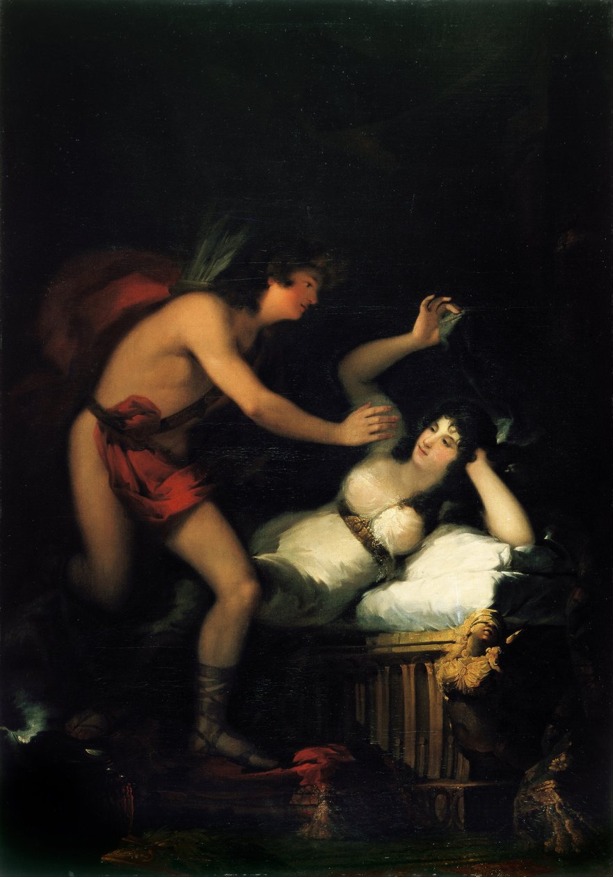 Alegoría del amor Cupido y Psique de Francisco de Goya