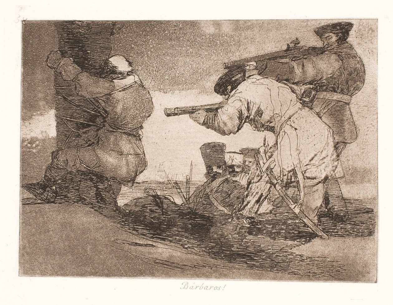¡Bárbaro! (38) de Francisco de Goya